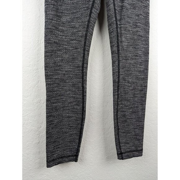 Lululemon Wunder Under Hi-Rise 7/8 Tight *25" Size 4 Luon Variegated Knit Black - Picture 3 of 11